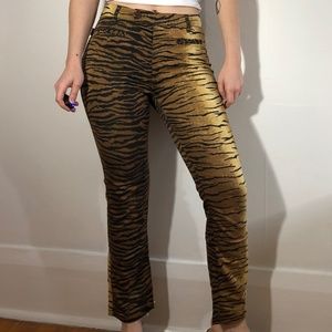Vintage Moschino Jeans tiger stripe pants